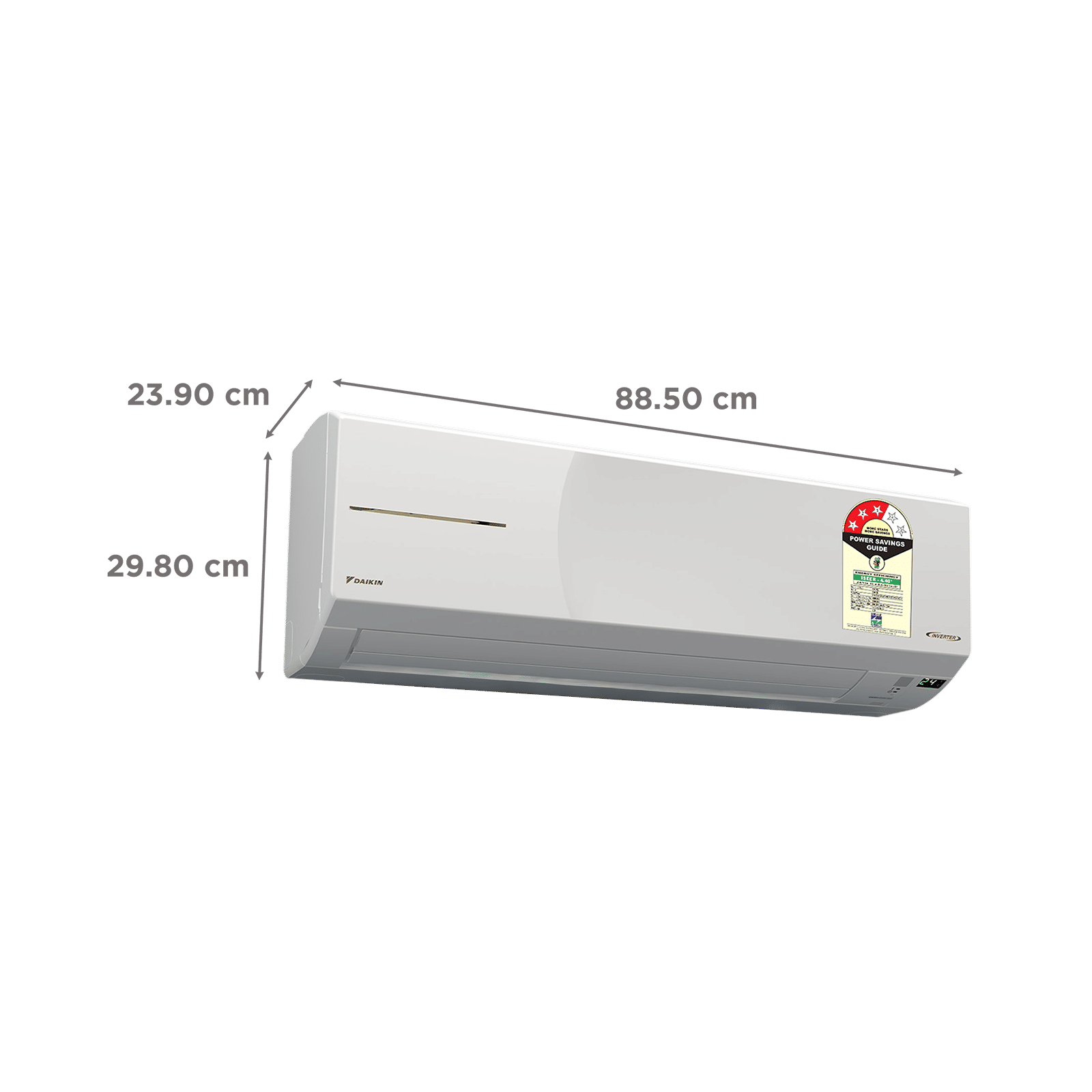 Buy DAIKIN 1.8 Ton 3 Star Hot & Cold Inverter Split AC (Copper